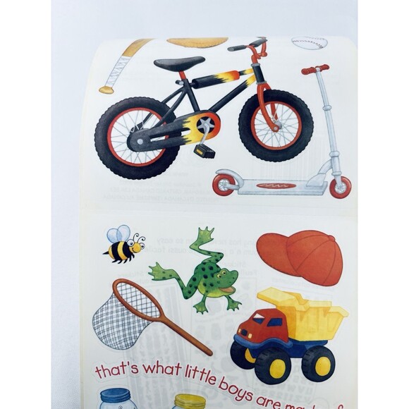 Vintage Sandy Lion Sticker Roll Little Boys Sheets Scrapbooking Sandylion Truck - Picture 4 of 11